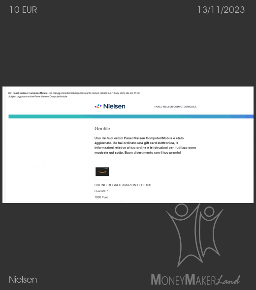 Payment 255 for Nielsen