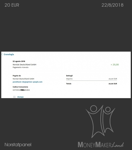 Payment 7 for Norstatpanel