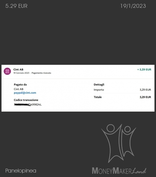 Payment 57 for Panelopinea