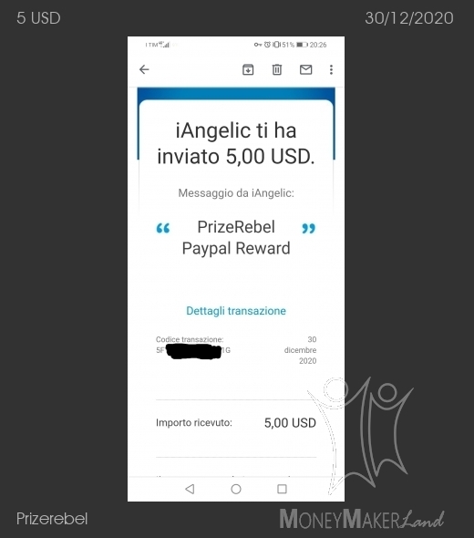 Payment 11 for Prizerebel