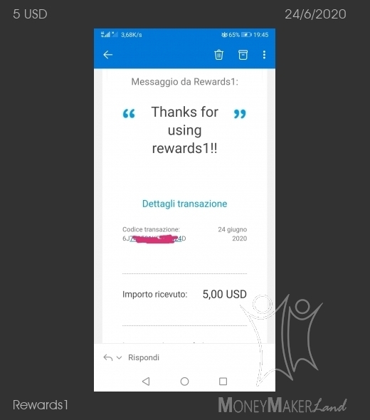 Payment 6 for Rewards1