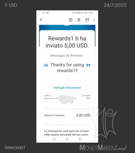 Payment 19 for Rewards1