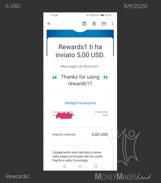 Payment 29 for Rewards1