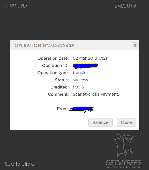 Payment 88 for Scarletclicks
