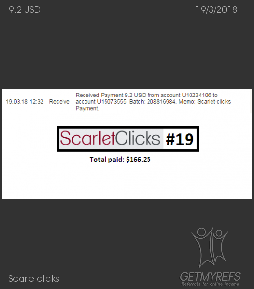 Pagamento 93 per Scarletclicks