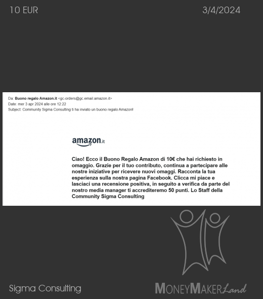 Payment 10 for Sigma Consulting