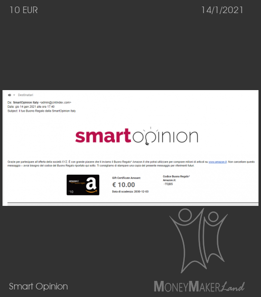 Payment 6 for Smart Opinion