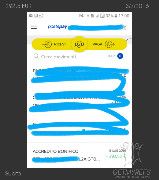 Payment 137 for Subito