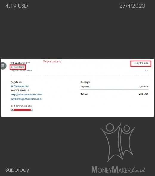 Pagamento 64 per Superpay