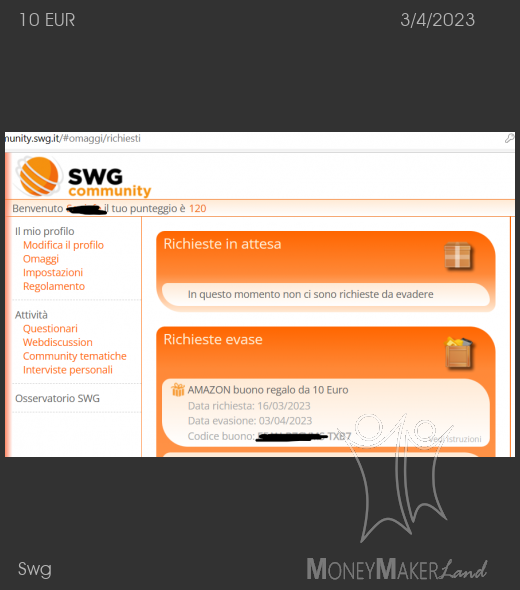 Payment 78 for Swg