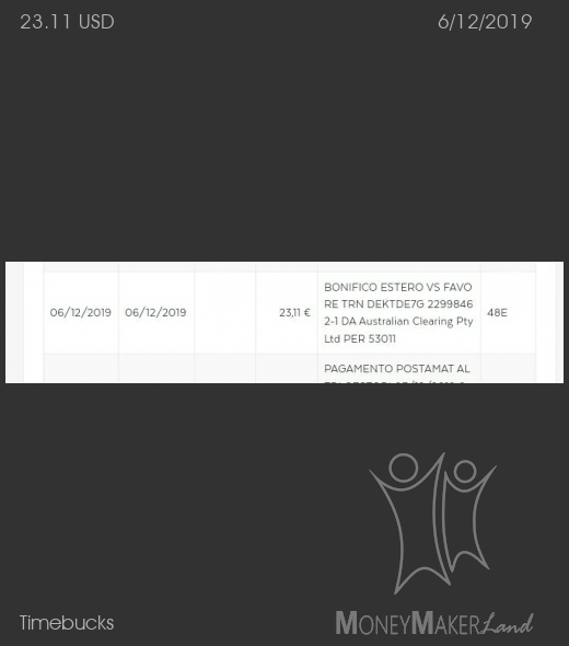 Pagamento 46 per Timebucks