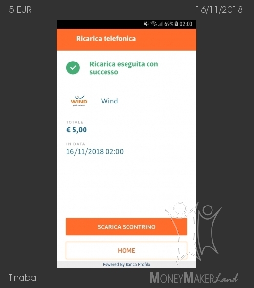 Payment 11 for Tinaba