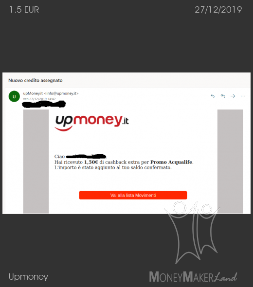 Pagamento 93 per Upmoney