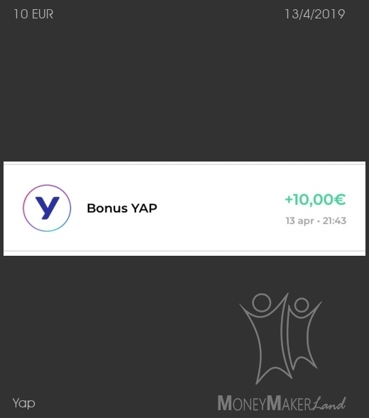 Payment 16 for Yap 