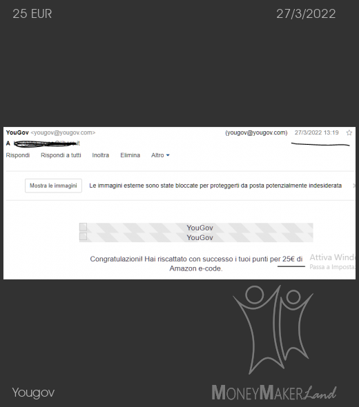 Payment 12 for Yougov