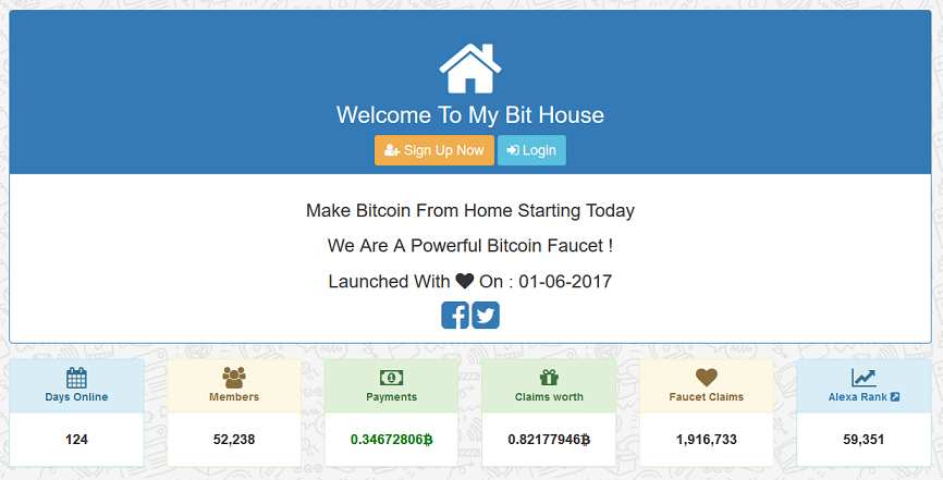 How to make money online e how to get free referrals with My Bit House