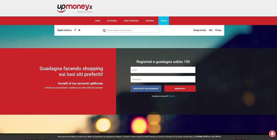 How to make money online e how to get free referrals with Upmoney