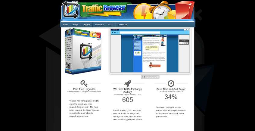 How to make money online e how to get free referrals with Traffic Browser