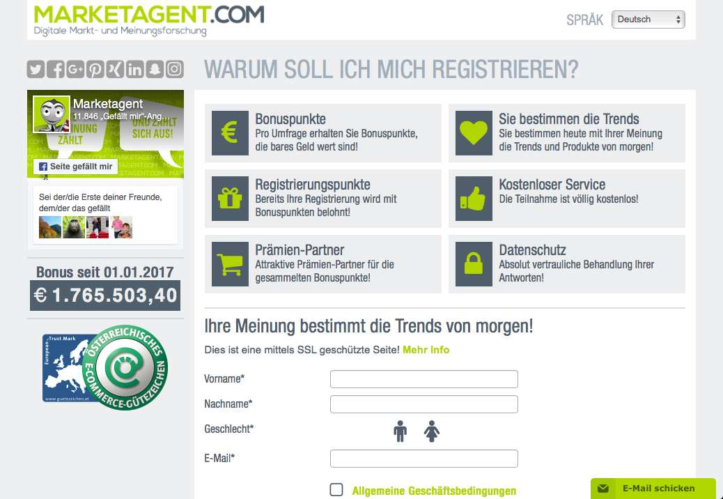 Come guadagnare online e trovare referrals diretti grati con Marketagent