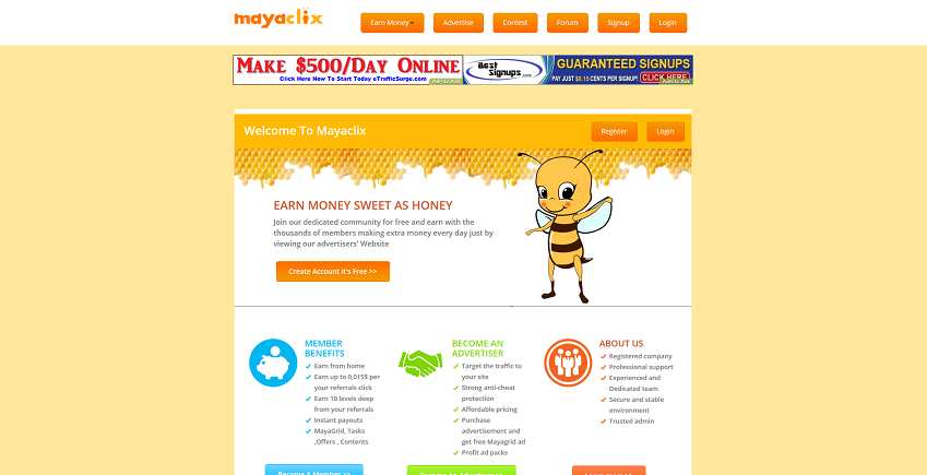 Come guadagnare online e trovare referrals diretti grati con Maya Clix