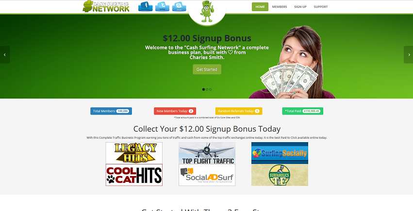 Come guadagnare online e trovare referrals diretti grati con Cash Surfing Network