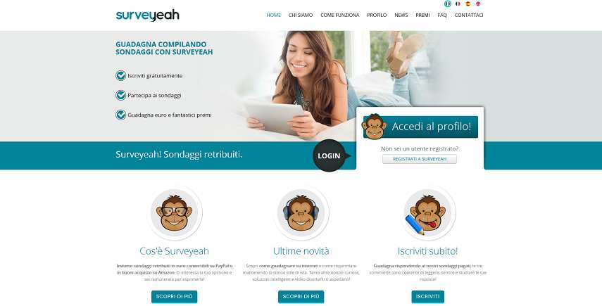 Come guadagnare online e trovare referrals diretti grati con Surveyeah