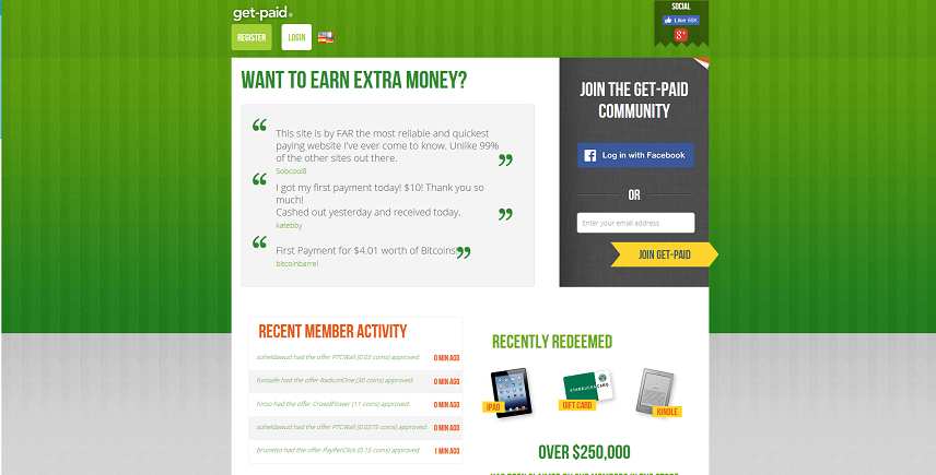 How to make money online e how to get free referrals with Getpaid