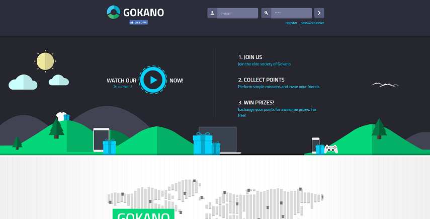 How to make money online e how to get free referrals with Gokano