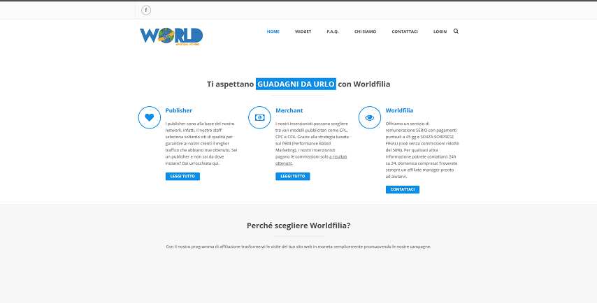 Come guadagnare online e trovare referrals diretti grati con Worldfilia