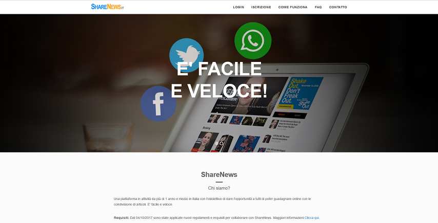 Come guadagnare online e trovare referrals diretti grati con Sharenews