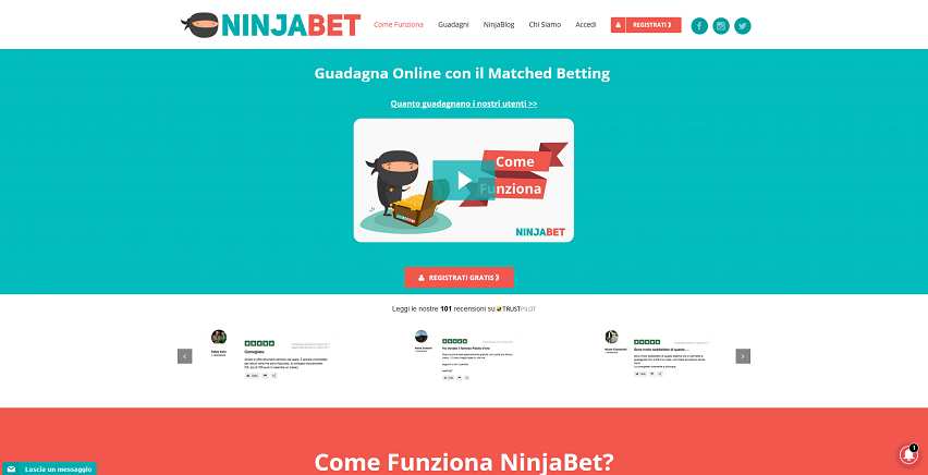 Come guadagnare online e trovare referrals diretti grati con Ninjabet