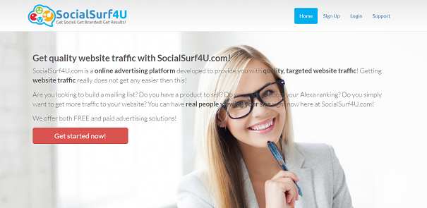How to make money online e how to get free referrals with Social Surf 4 U