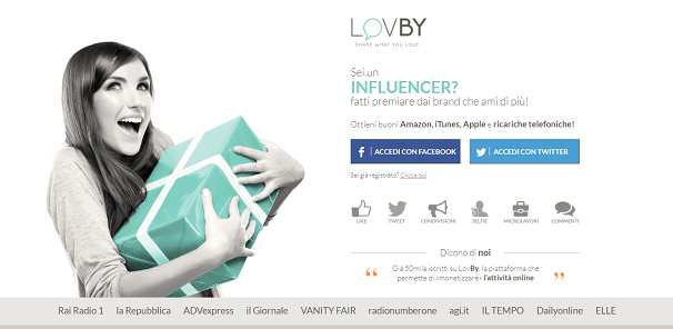 Come guadagnare online e trovare referrals diretti grati con Lovby