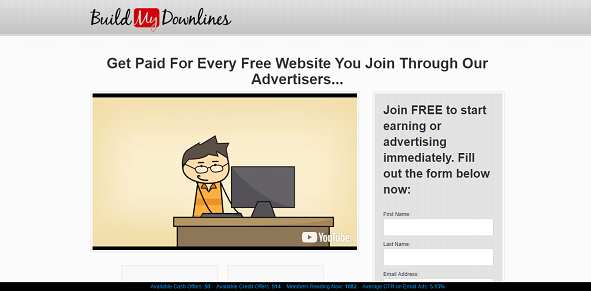 How to make money online e how to get free referrals with Buildmydownlines