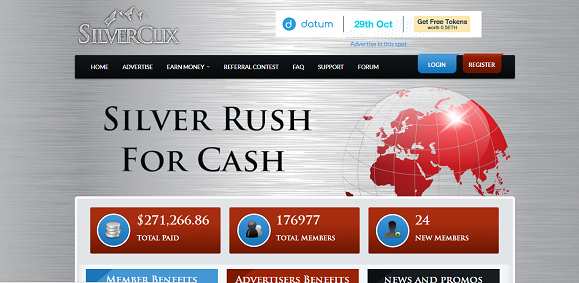 How to make money online e how to get free referrals with Silverclix