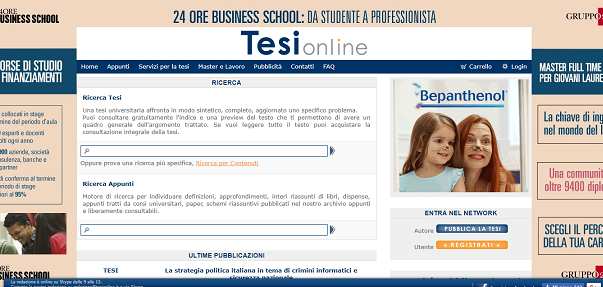 How to make money online e how to get free referrals with Tesi Di Laurea