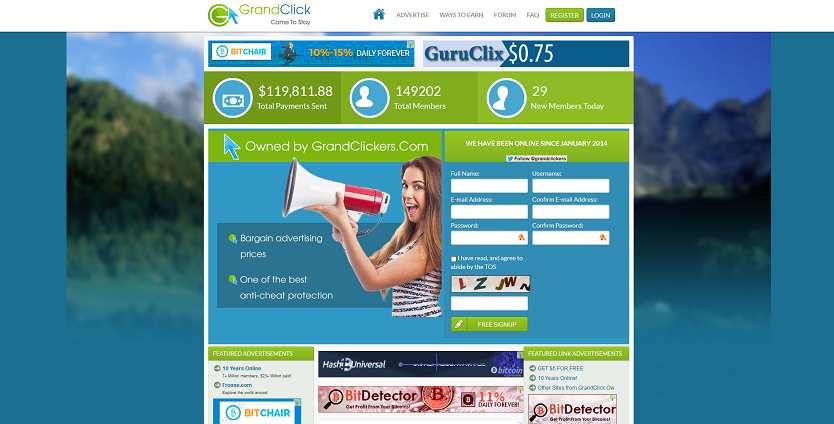 Come guadagnare online e trovare referrals diretti grati con Grandclick