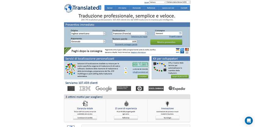 Come guadagnare online e trovare referrals diretti grati con Translated