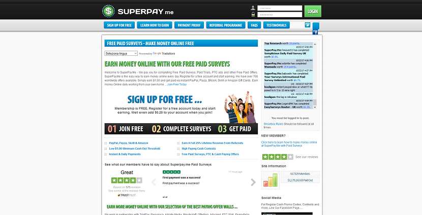 How to make money online e how to get free referrals with Superpay