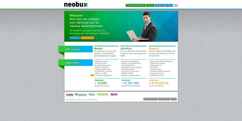Come guadagnare online e trovare referrals diretti grati con Neobux