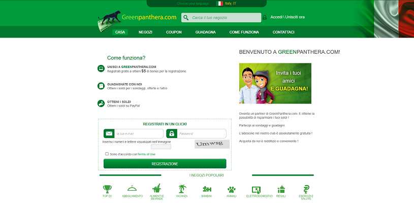 Come guadagnare online e trovare referrals diretti grati con Green Panthera