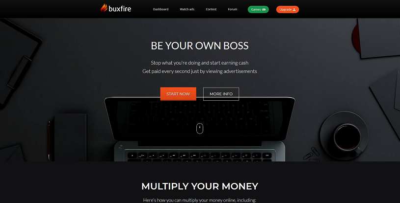 How to make money online e how to get free referrals with Buxfire