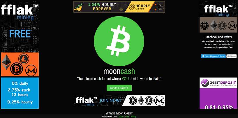 How to make money online e how to get free referrals with Moon Bitcoin Cash