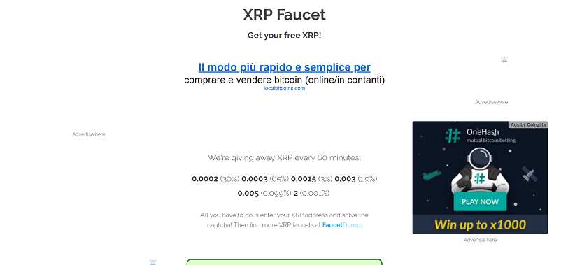 Come guadagnare online e trovare referrals diretti grati con Xrp Faucet