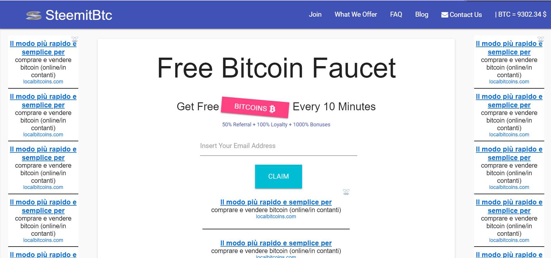 Come guadagnare online e trovare referrals diretti grati con Steemitbtc