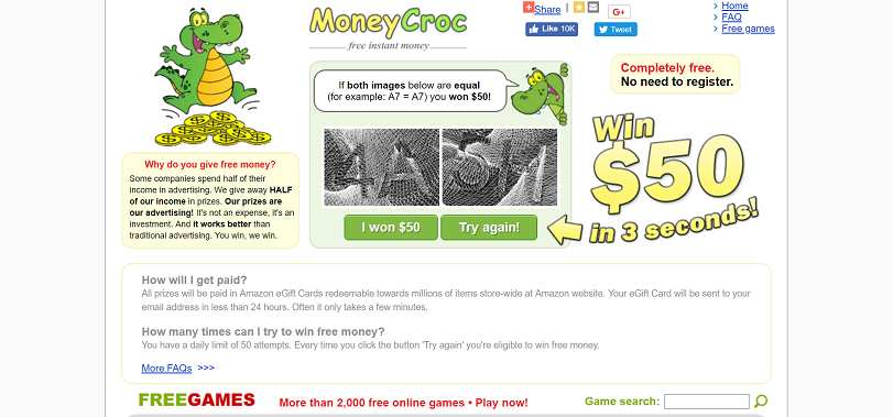 How to make money online e how to get free referrals with Moneycroc
