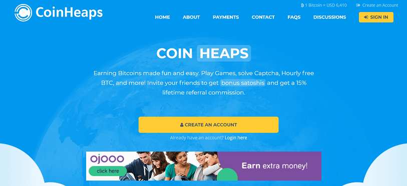 How to make money online e how to get free referrals with Coin Heaps