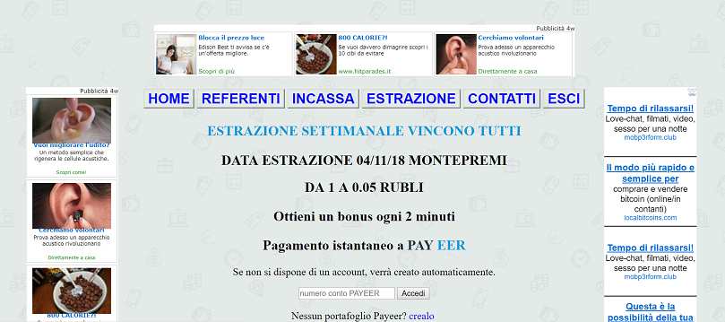 How to make money online e how to get free referrals with Faucet Sgasare