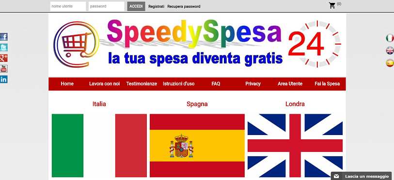 How to make money online e how to get free referrals with Speedy Spesa