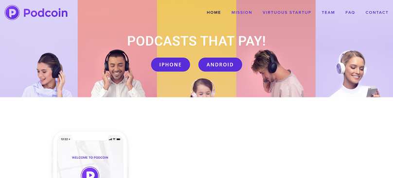How to make money online e how to get free referrals with Podcoin